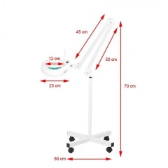 LED magnifying glass lamp S4 + STAND