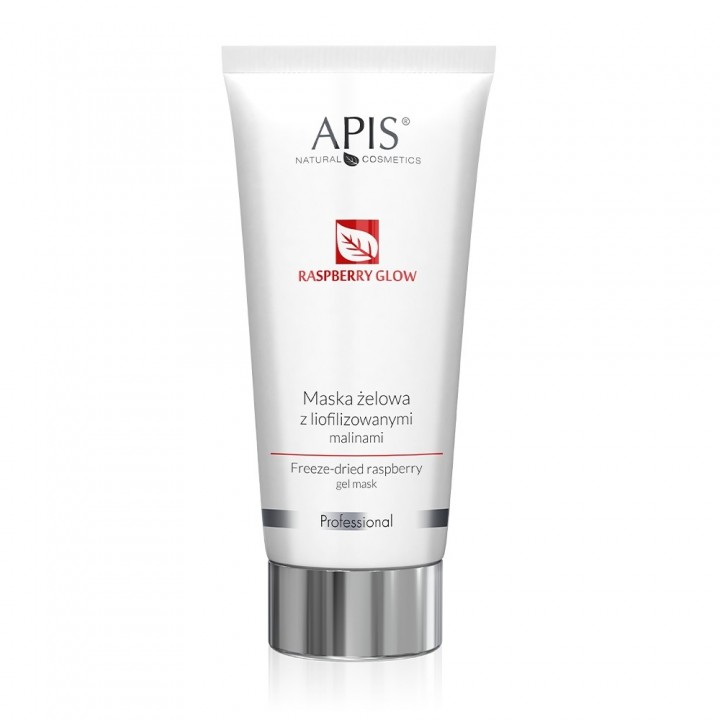 Apis - RASPBERRY GLOW - Maska żelowa z liofilozowanymi malinami 200 ml