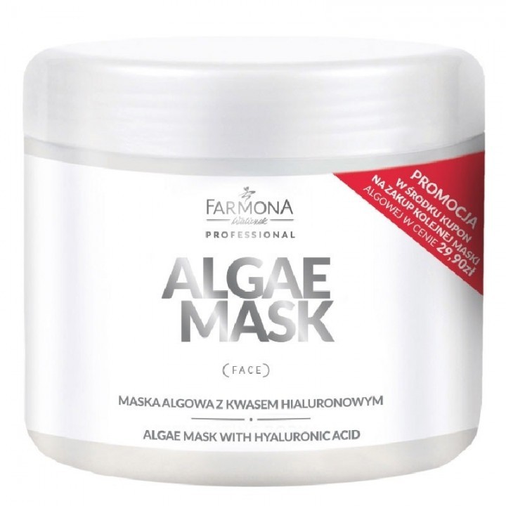 FARMONA ALGAE MASK - Maska Algowa z Kwasem Hialuronowym 500 ml