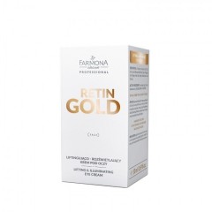 FARMONA RETIN GOLD - Liftingująco - rozświetlający krem pod oczy 50 ml