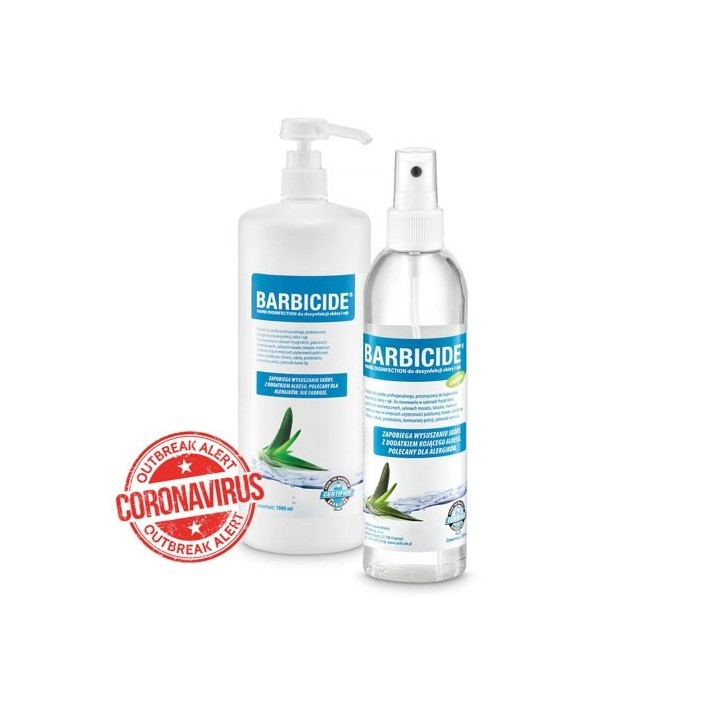 BARBICIDE Hand Disinfection Płyn do dezynfekcji skóry i rąk 250 ml