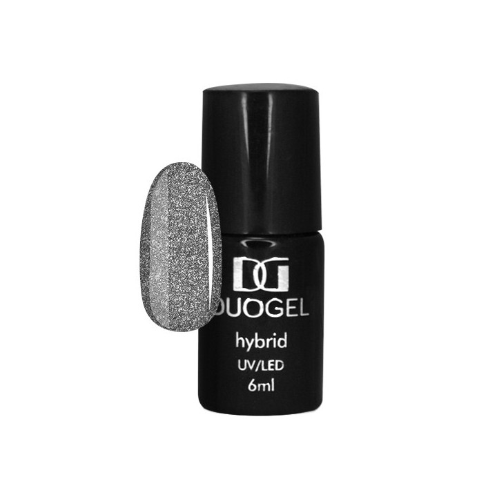OUTLET Lakier hybrydowy DUOGEL 6 ml - 003 Silver Black