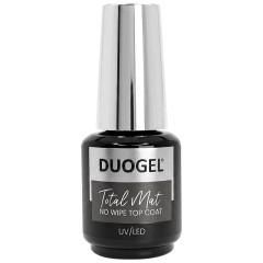 Top hybrydowy 15ml - Top Coat Total Mat No Wipe
