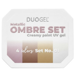 Zestaw żeli do ombre METALLIC 01