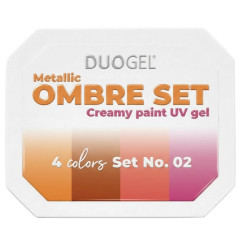 Zestaw żeli do ombre METALLIC 02