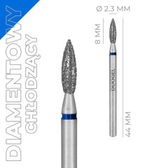 Frez DIAMENTOWY COOLING Łezka CL-LE-Fi23B
